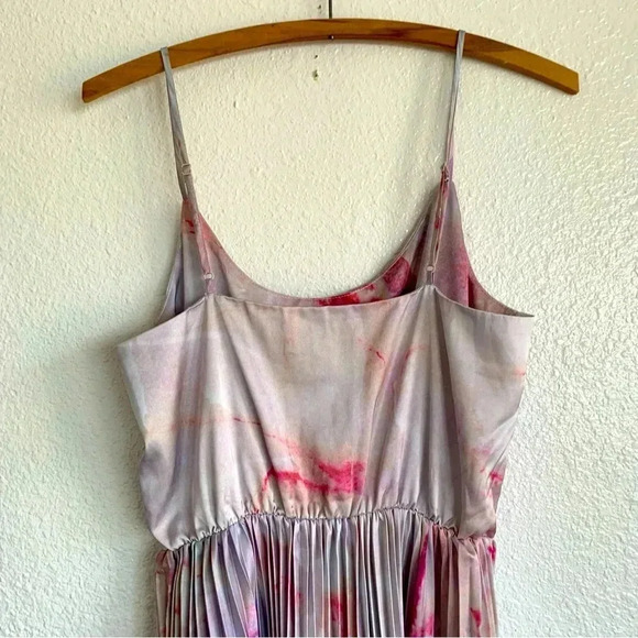 Steve Madden Marrel Dress Satin Effect Pleated Skirt  Size Small - Picture 6 of 11